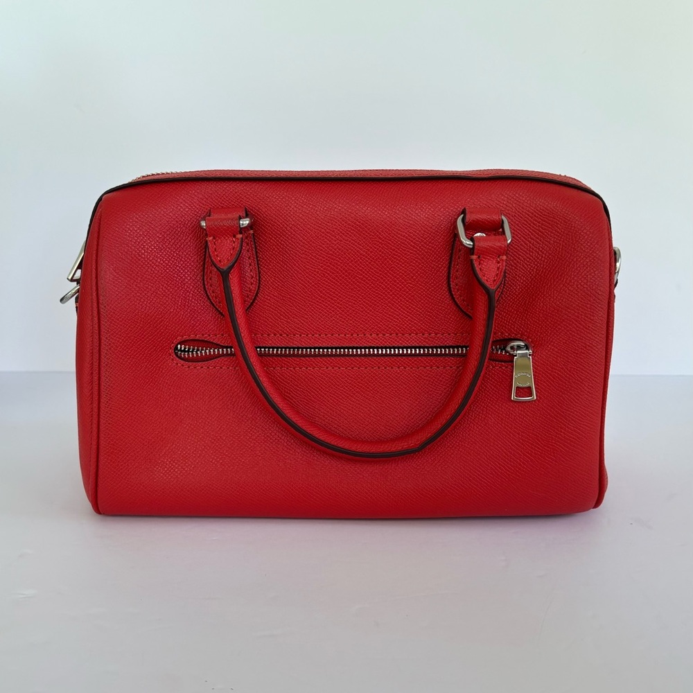 Coach Rowan Satchel Colorblock Miami Red (CH282) - Picture 4 of 7